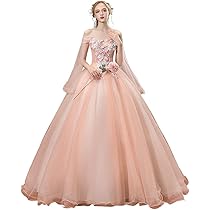 Amazon | [YUANYUAN] レディース チュールドレス 宴会ドレス